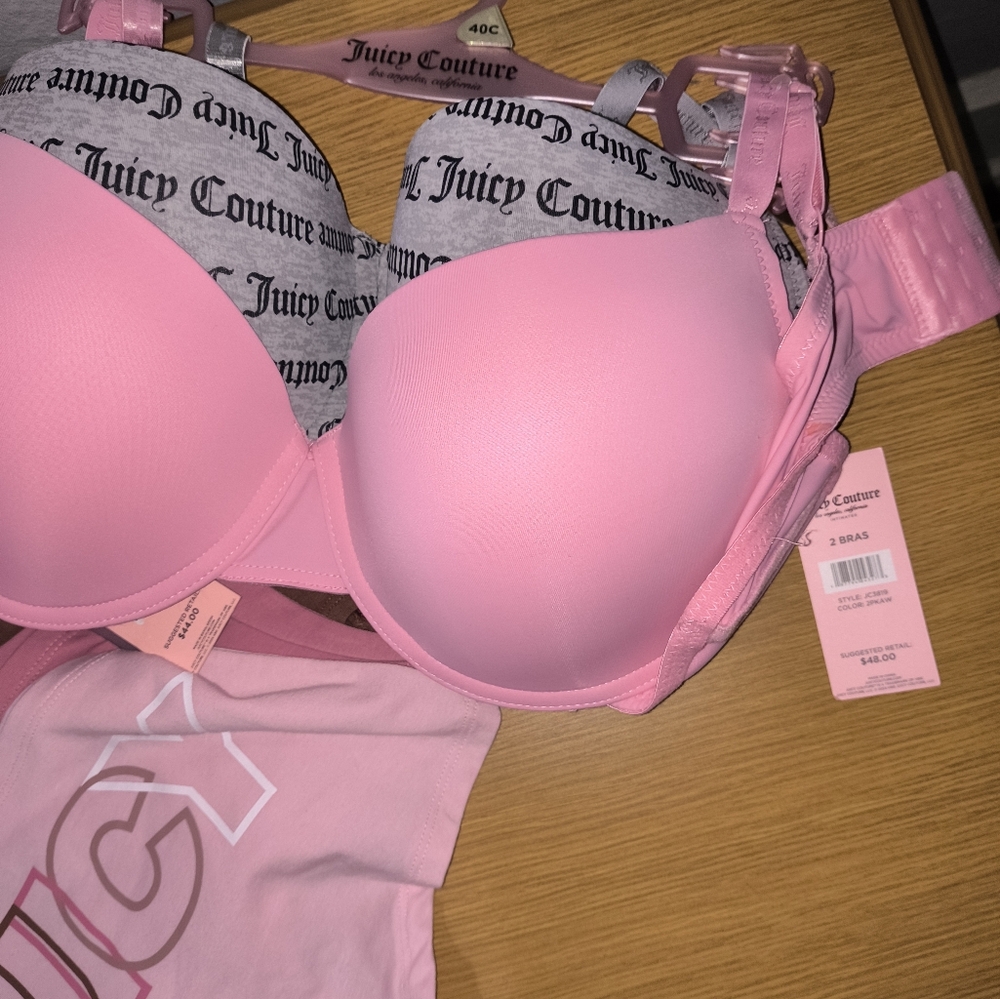 Brand new juicy couture bras and panties